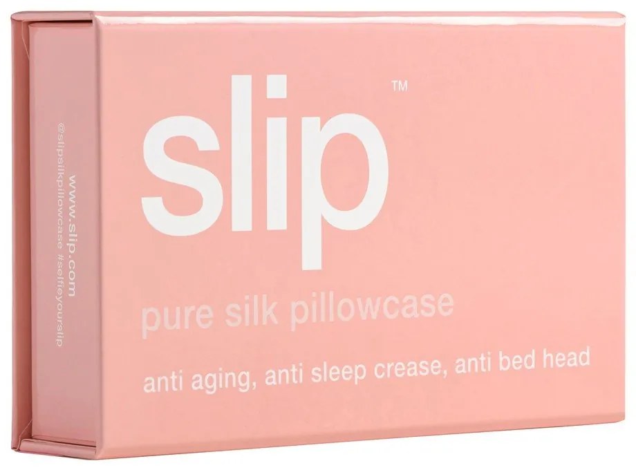 Hodvábna obliečka na vankúš 51x76 cm Pink – slip