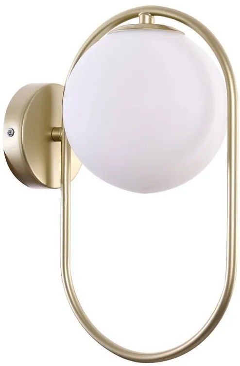 Candellux Mosadzné nástenné svietidlo Cordel pre žiarovku G9 21-73440