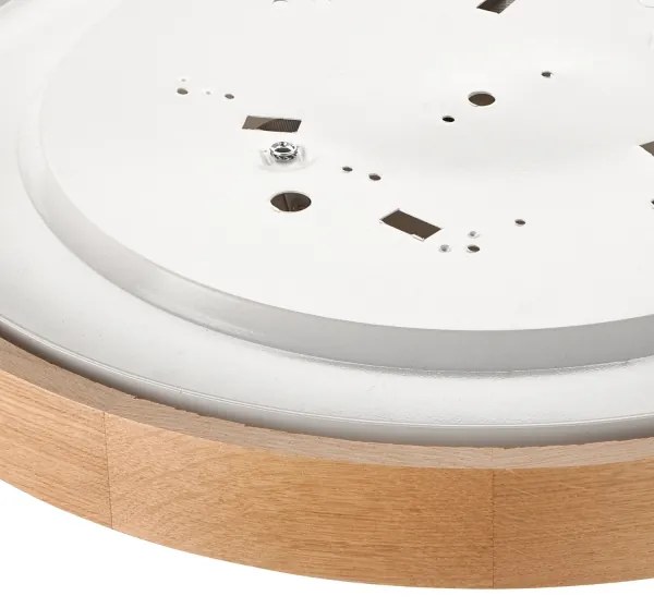 Brilagi - LED stropné svietidlo CARVALHO 3xE27/15W/230V dub pr. 47,5 cm
