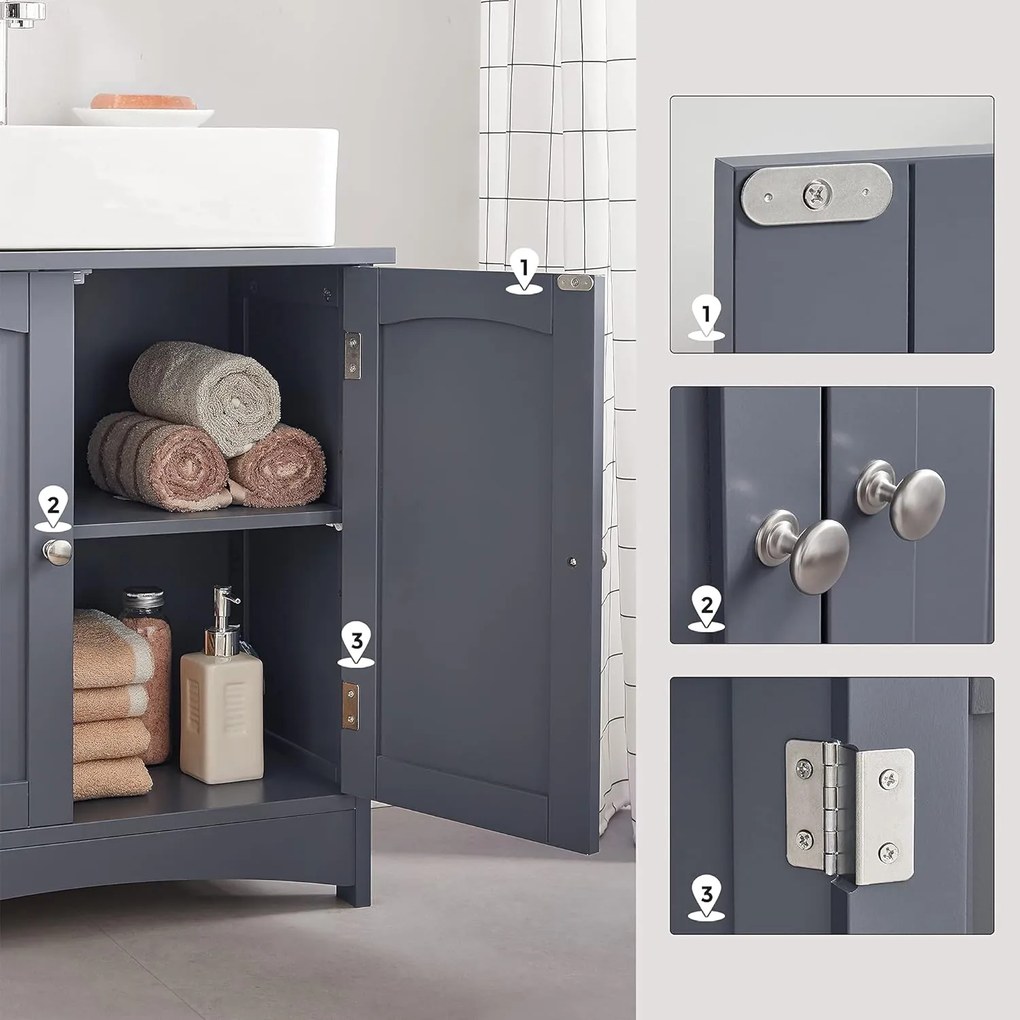 Kúpeľňová skrinka Vasagle Rodrigéz