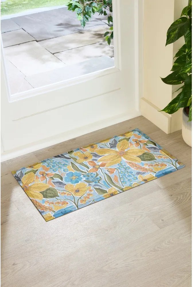 Rohožka z PVC 40x70 cm Flowers – Artsy Doormats