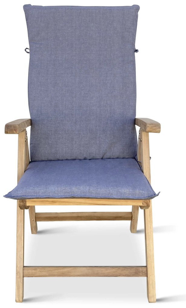 Polster na polohovaciu stoličku a kreslo 3 cm sivý