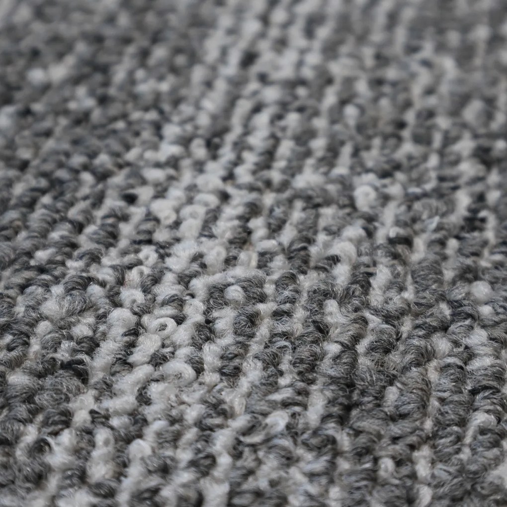 Metrážny koberec Ocean 38790 Grey, na mieru, šíře 4m, šedá, filc, obývacia izba, Spoltex