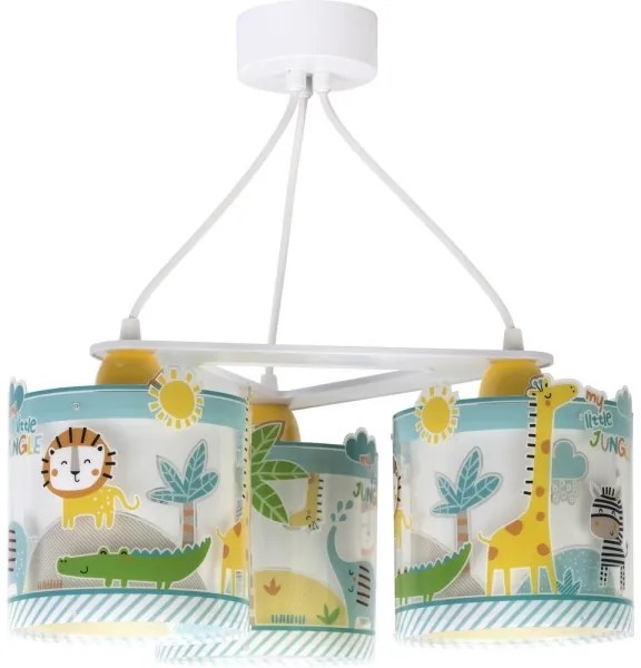 Dalber D-76114 - Detský luster MY LITTLE JUNGLE 3xE27/15W/230V