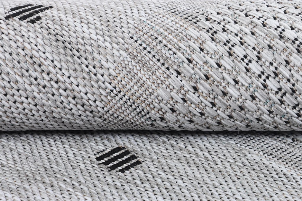 TA Koberec KE63A ŠEDÁ MELISSA MAA Rozmer: 200x200 cm