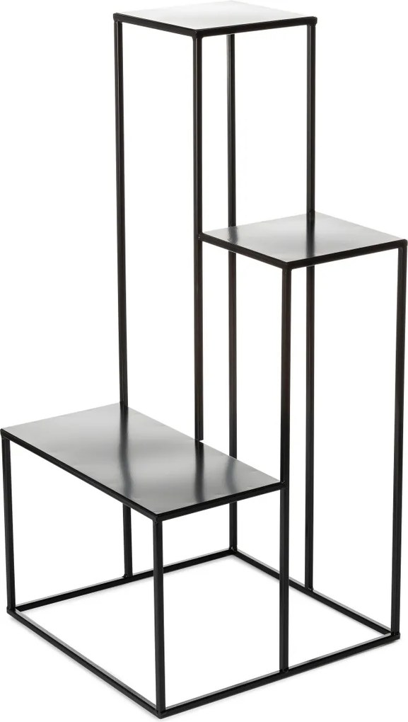 STOJAN NA KVETINÁČ KASKADA1 85X40X40 CM ČIERNA