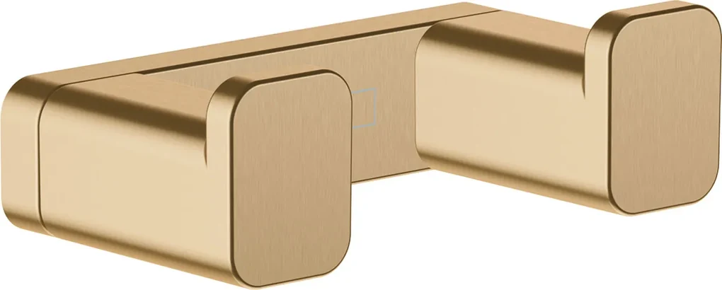Hansgrohe AddStoris, dvojitý háčik, kartáčovaný bronz, HAN-41755140