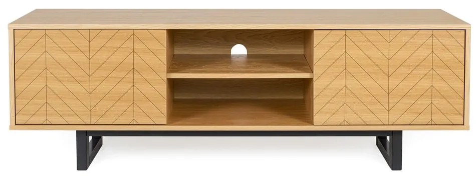TV stolík v dubovom dekore Woodman Camden Herringbone