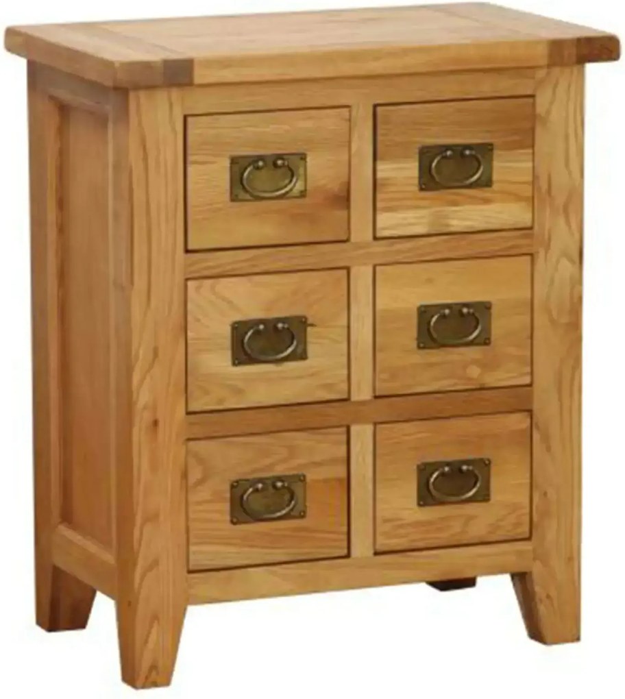 Skrinka so 6 zásuvkami, 67x40x94 cm