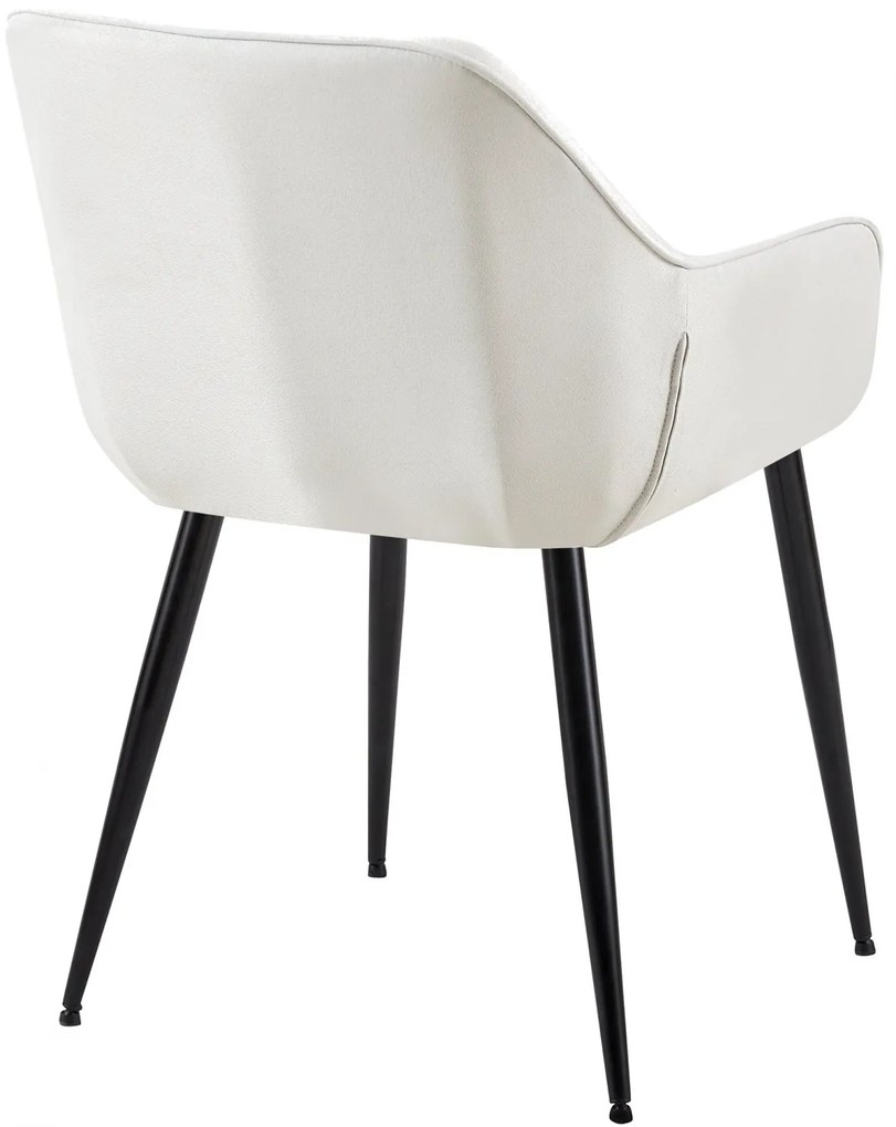 Jedálenská stolička - látka Vessa - krémová