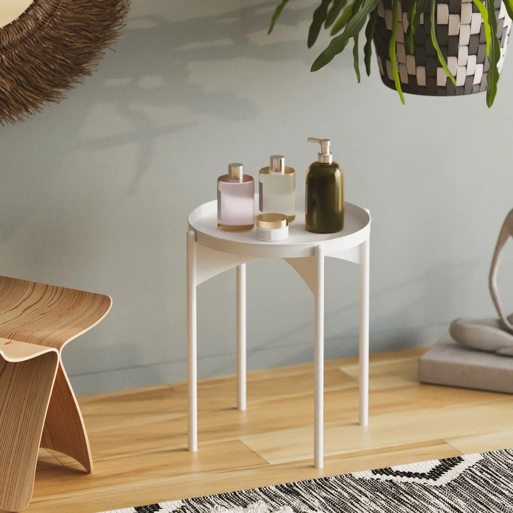 Odkladný stolík Shb-002-C biely