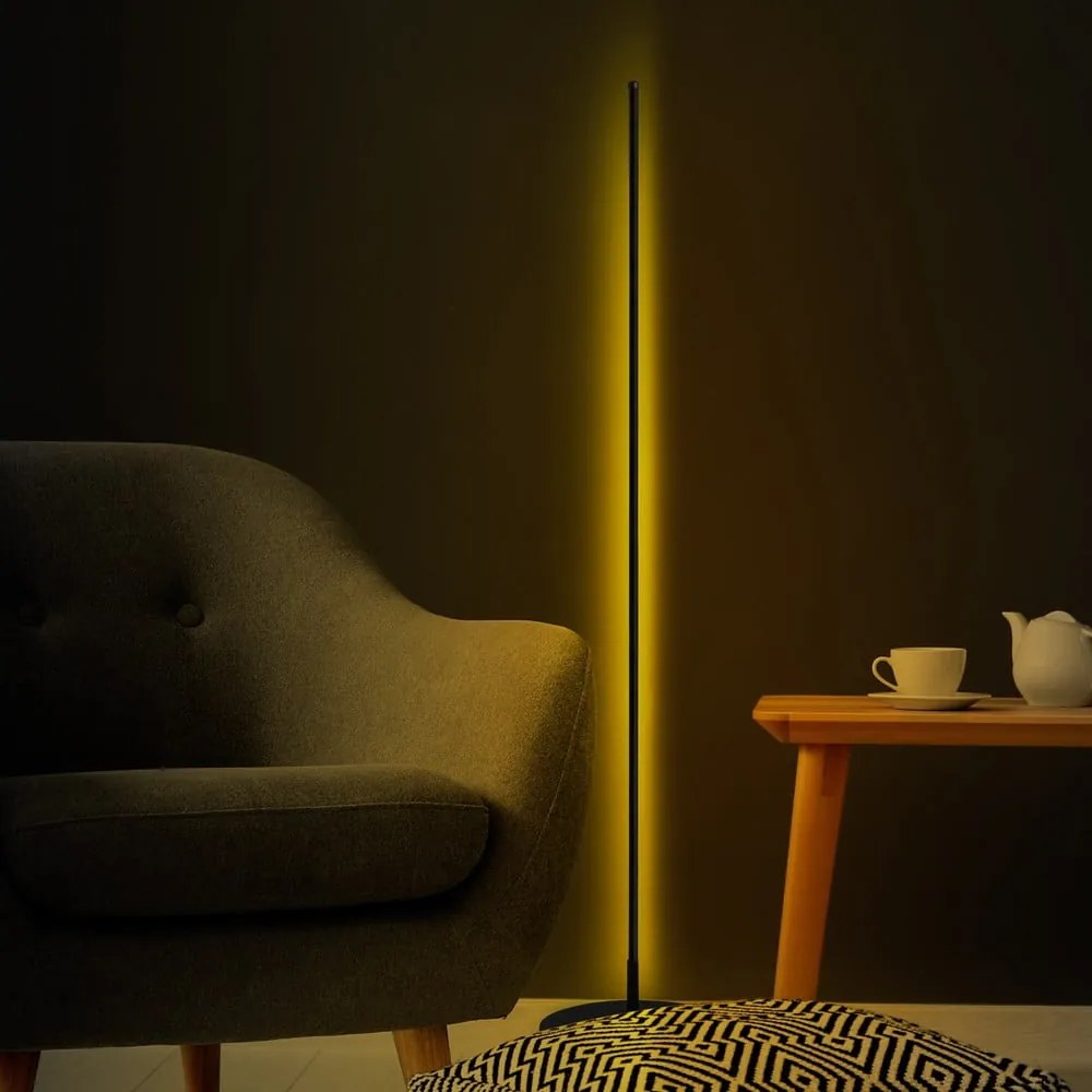 Čierna LED stojacia lampa (výška 153 cm) Only – Opviq lights