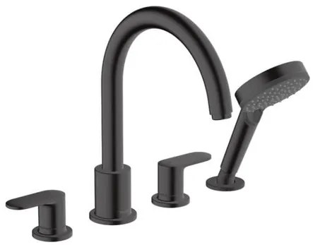 Vaňová batéria Hansgrohe Vernis Blend so sprchovacím setom čierny mat 71456670