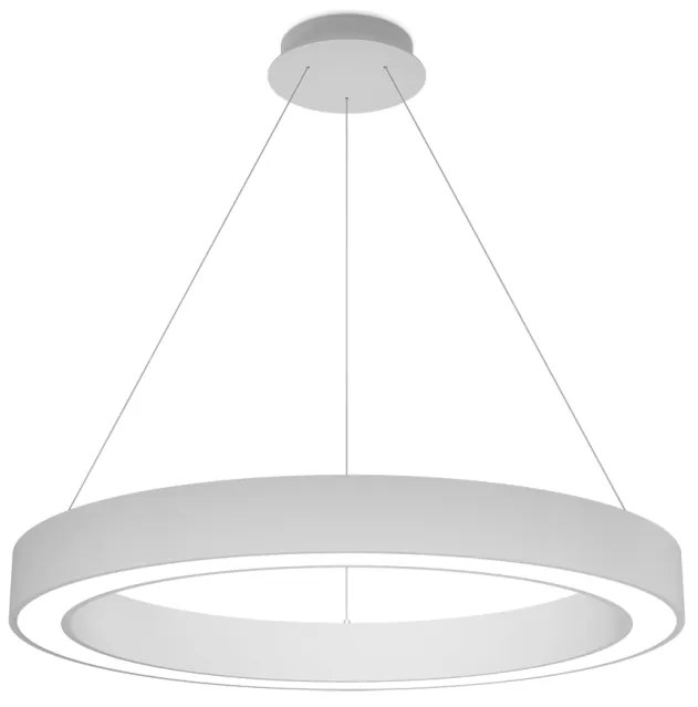 LED2 3273951DT SATURN SLIM 80 PZ závesné svietidlo biele stmievateľné