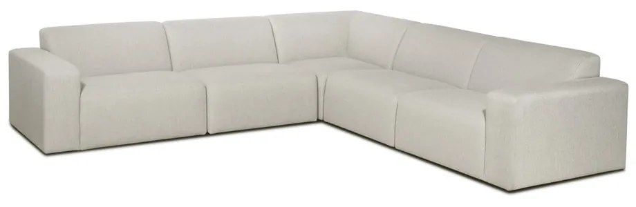 Béžová/krémovobiela rohová pohovka (variabilná) Roxy – Scandic