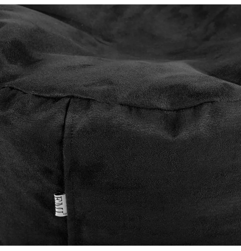 Sedací vak leňošník čierny EMI