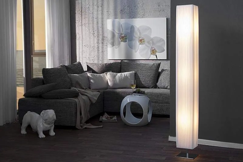 Biela stojanová lampa Paris 160 cm »