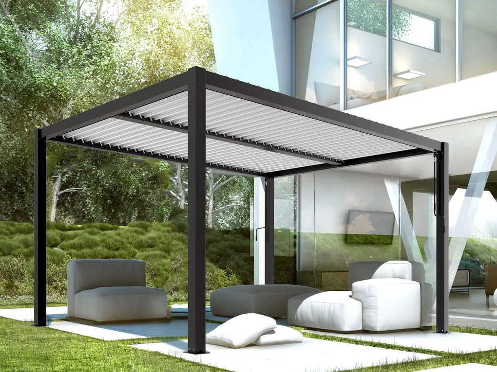 Luxe Led pergola antracit 3x4 m