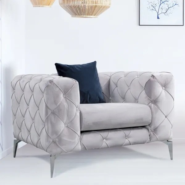 Kreslo EUGEN svetlosivé