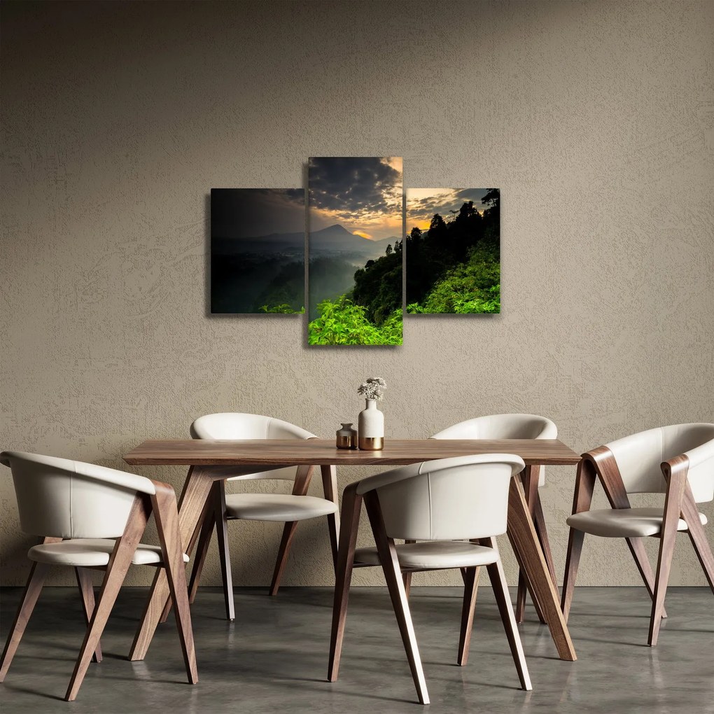 Obraz - zelená horská krajina (90x60 cm)