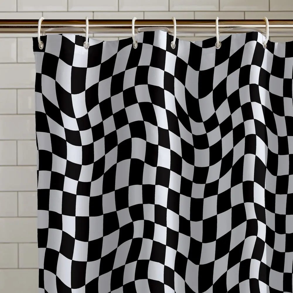 Sprchový záves 180x180 cm Checkerboard – Catherine Lansfield