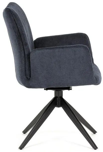 Autronic BONTEC Jedálenská stolička, modrá, látka, HC-993 BLUE2 Farba: Biela