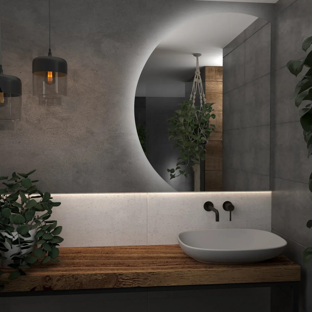 Okrúhle zrkadlo s LED svetlom E3