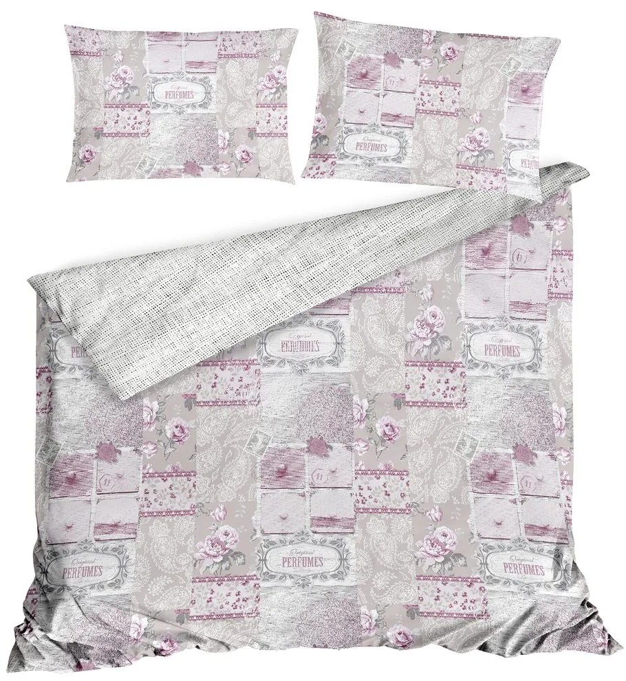 Gipetex Natural Dream Talianská obliečka 100% bavlna Chic Rosa - 140x200 / 70x90 cm