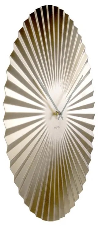 Hodiny v zlatej farbe Karlsson Sensu, ø 50 cm