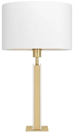 Eglo 390409 - Stolná lampa BELESAR 1xE27/40W/230V biela