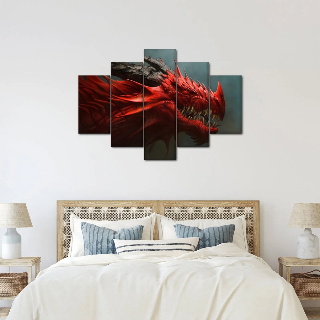Obraz - Drak (150x105 cm)