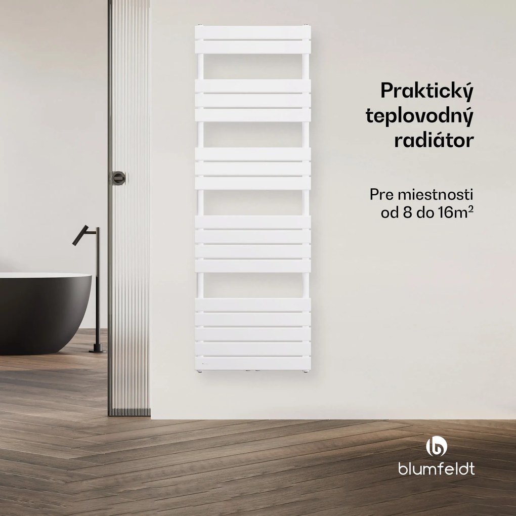 Blumfeldt Fairmont radiátor, 60 x 180 cm, nástenný, moderný dizajn, teplovodný