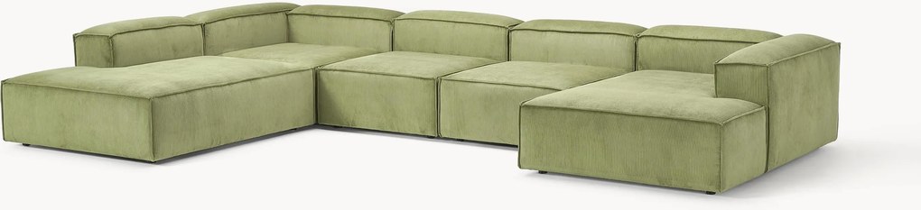 XL menčestrová modulárna pohovka Lennon