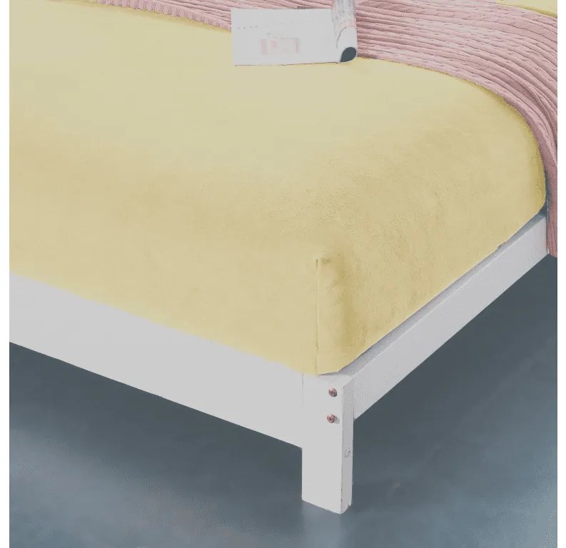 Plachta mikroplyš mikroplyš SOFT 180x200 cm žlté