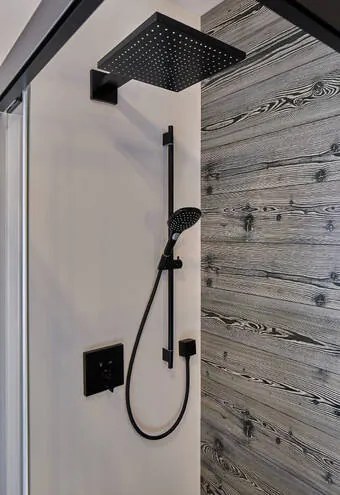 Hansgrohe Raindance E, hlavová sprcha 300 1jet so sprchovým ramenom, matná čierna, HAN-26238670