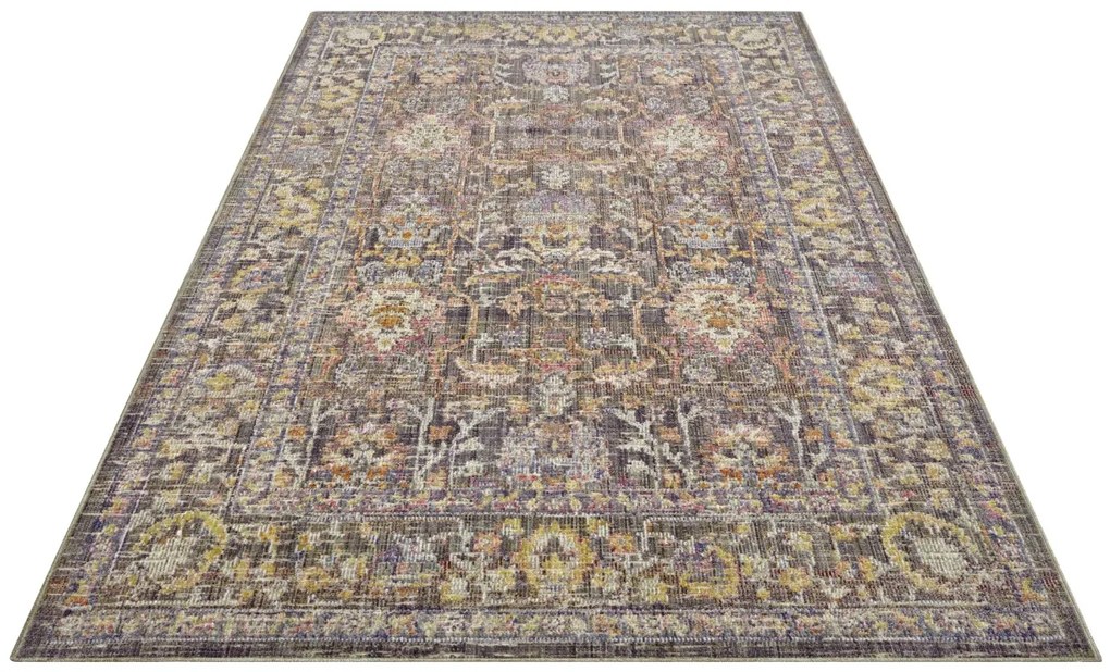 Nouristan - Hanse Home koberce Kusový koberec Cairo 105589 Luxor Grey Multicolored – na von aj na doma - 120x170 cm