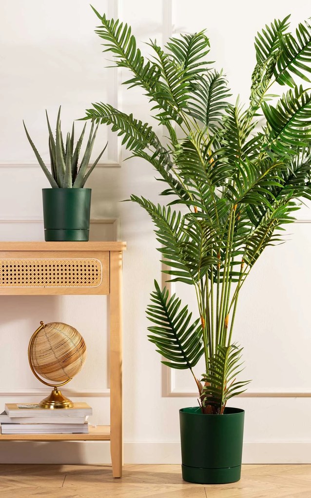 Květináč s podmiskou AZALEA 22,5 cm zelený