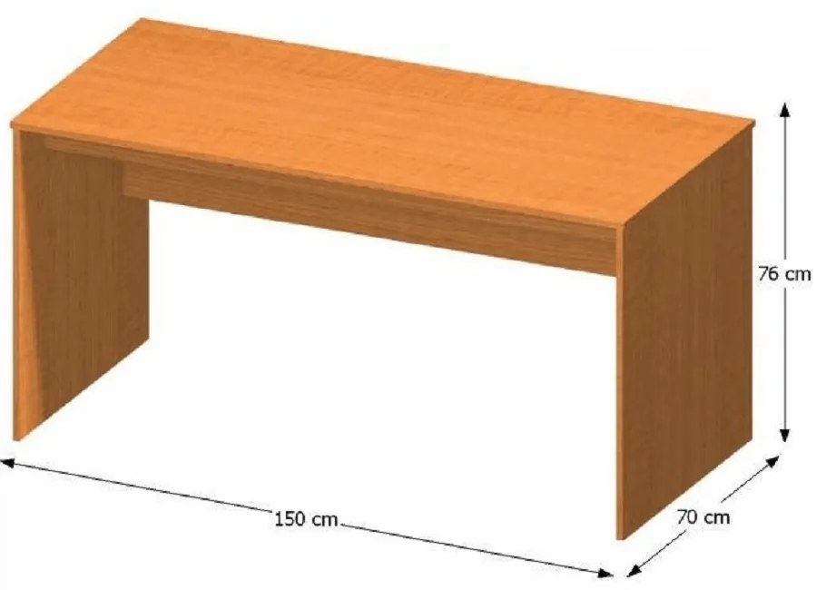 Tempo Kondela Písací stôl 150, čerešňa, TEMPO AS NEW 020 PI
