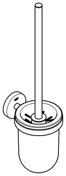 GROHE 41185000 - Súprava na čistenie toalety, lesklý chróm