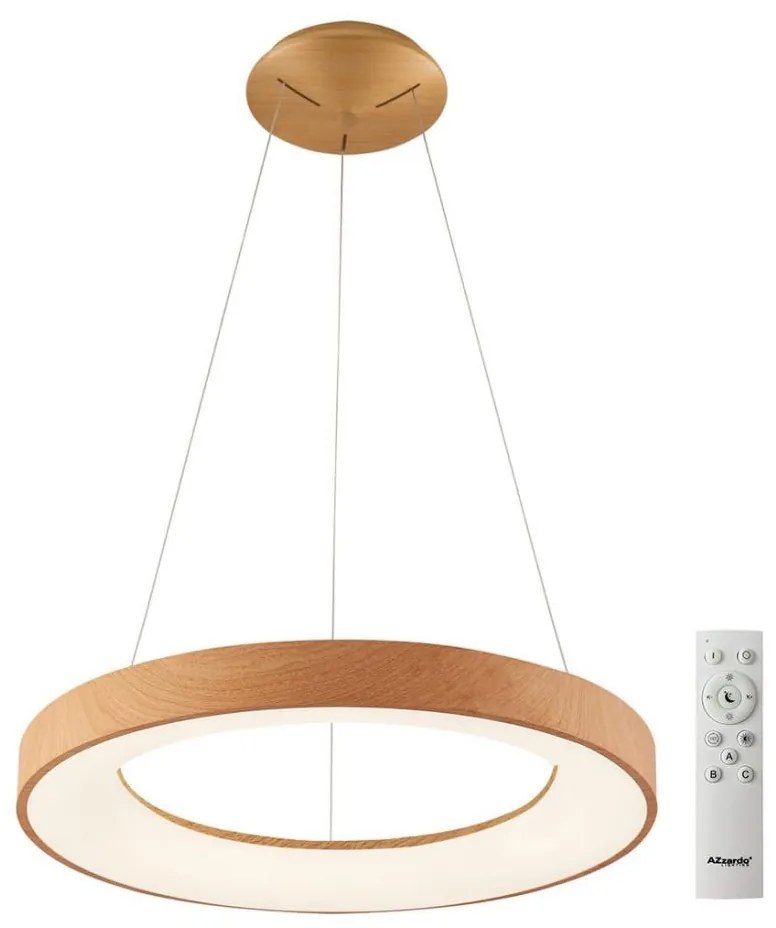 Azzardo AZ5010 - LED Stmievateľný luster na lanku SANTANA LED/50W/230V hnedá + DO