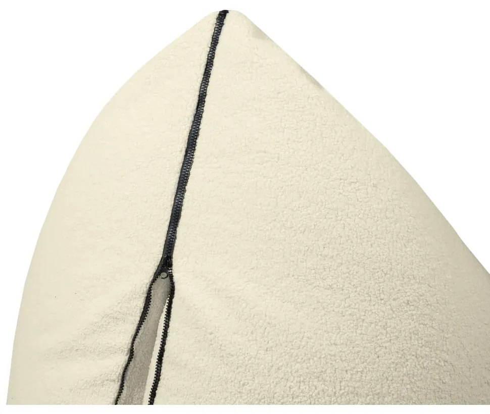 Krémový detský sedací vak z textílie buklé Clip Clap 115 – SLOWDOWN