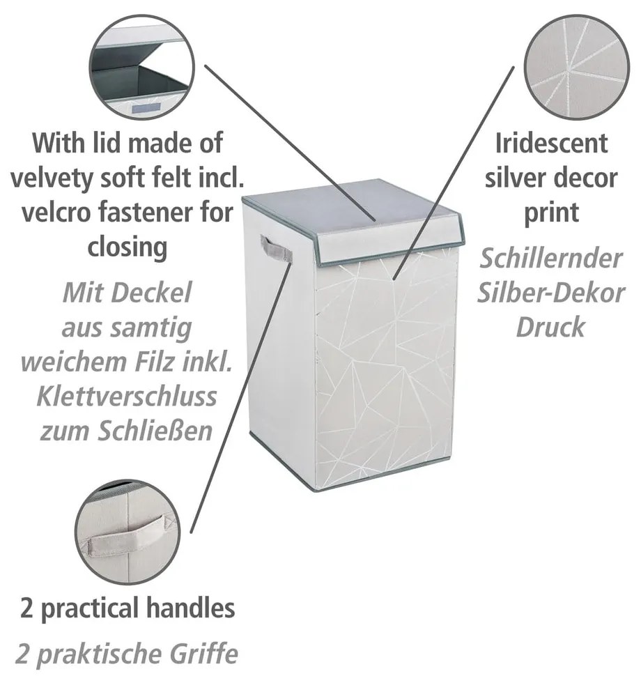 Látkový kôš na bielizeň 63 l Sam – Wenko