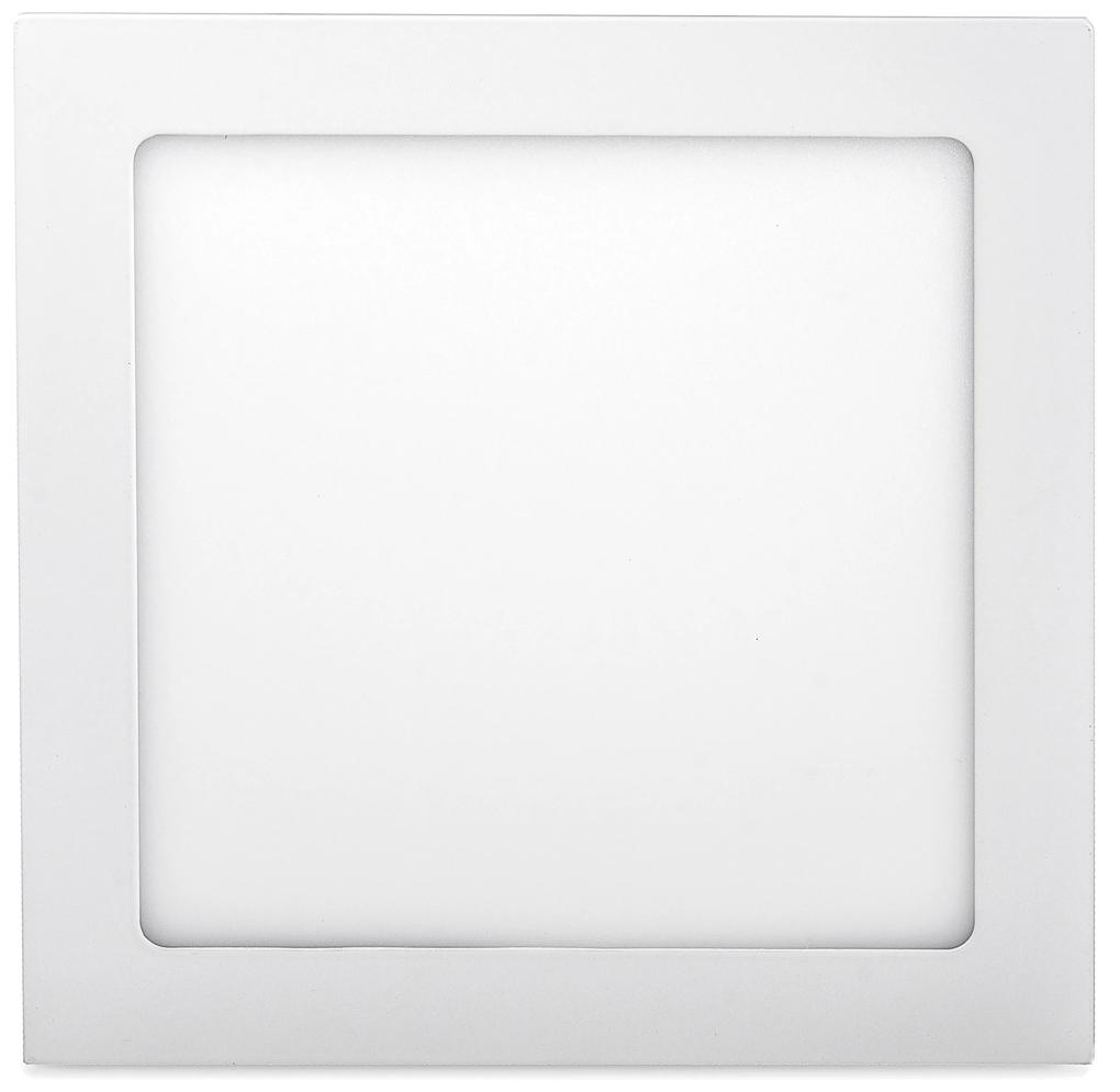 T-LED Biely vstavaný LED panel hranatý 171 x 171mm 12W stmievateľný Farba svetla: Teplá biela 10256_10290