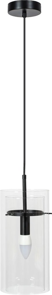 Toolight Toolight, závesné svietidlo 1xE14 APP1211-1CP, čierna, OSW-14033