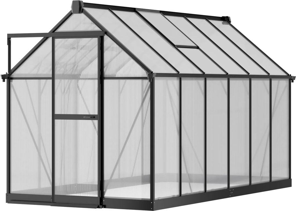 Skleník 210 x 183 x 360 cm, zosilnená konštrukcia, polykarbonát 6 mm