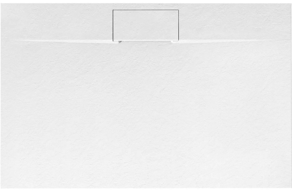 Rea Bazalt Long, SMC sprchová vanička 90x120 cm + sifón, biela, REA-K3903