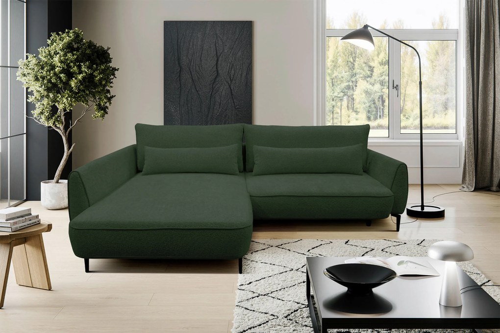 XXXLutz ROHOVÁ SEDAČKA, textil, tmavozelená MID.YOU - Sedačky - 001574005709
