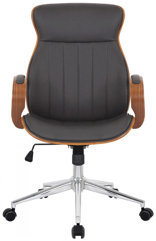 Design-Shop Kancelárska stolička Melilla - drevo orech - Hnedá
