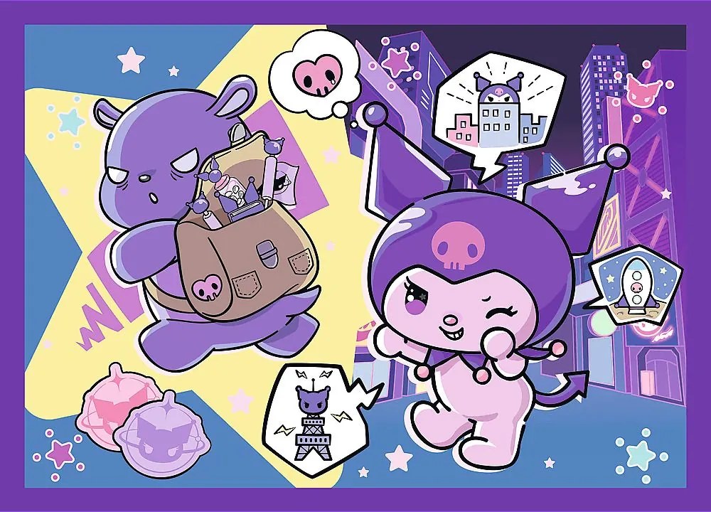 TREFL Deň s Kuromi 4v1 35,48,54,70 dielov