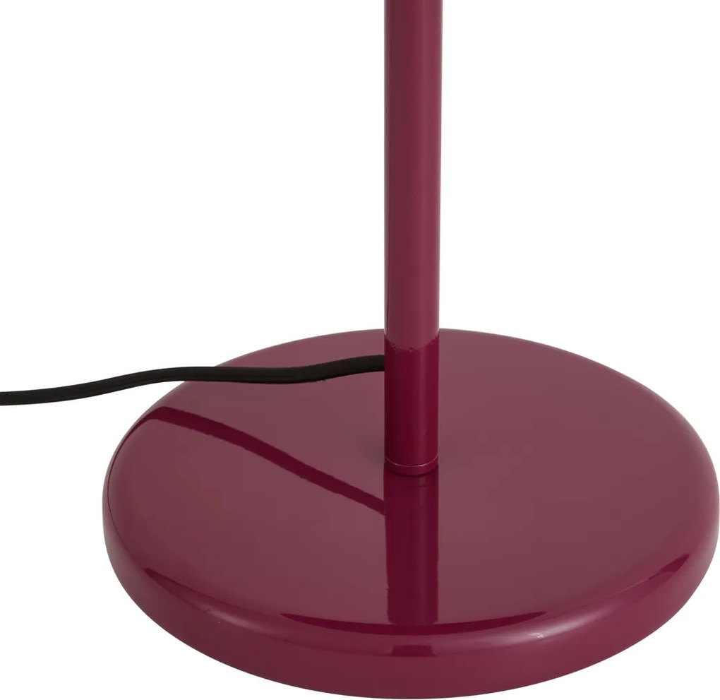 Retro stolná lampa slivková 41 cm - Ophelia